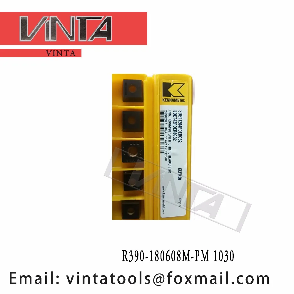 High quality R390-180608M-PM 1030 cnc carbide milling inserts