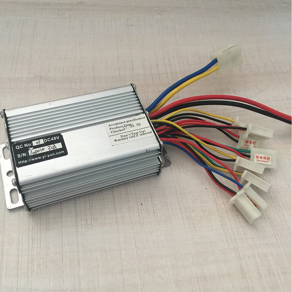 48V 1000W 30A Brush DC Motor Controller YIYUN YK33F per EVO triciclo elettrico E-bike Scooter elettrico bici bicicletta