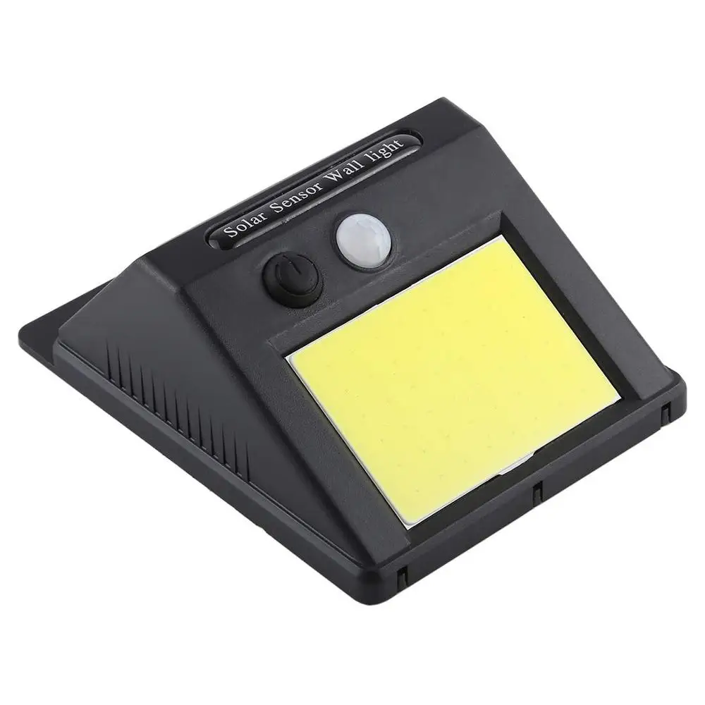 LED COB Solar lamp Outdoor Waterproof  Solar Motion Sensor Wall Light Security Lighting with Easy Install for Patio yard