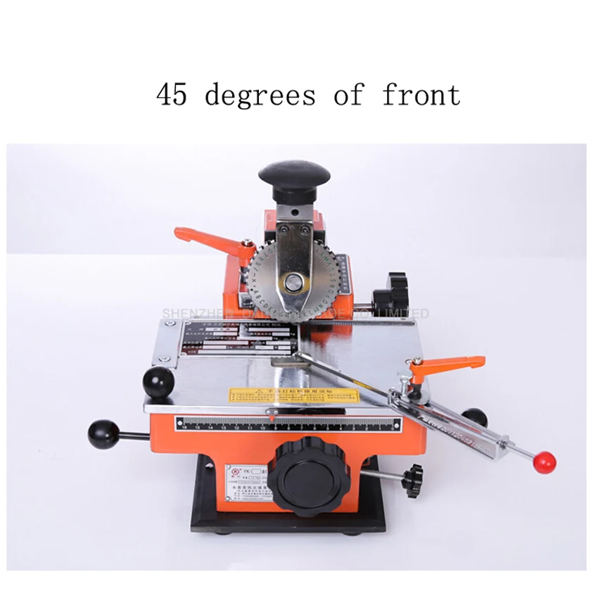 Semi-automatic manual marking machine,aluminum labeling coding machine,equipment parameter label printer