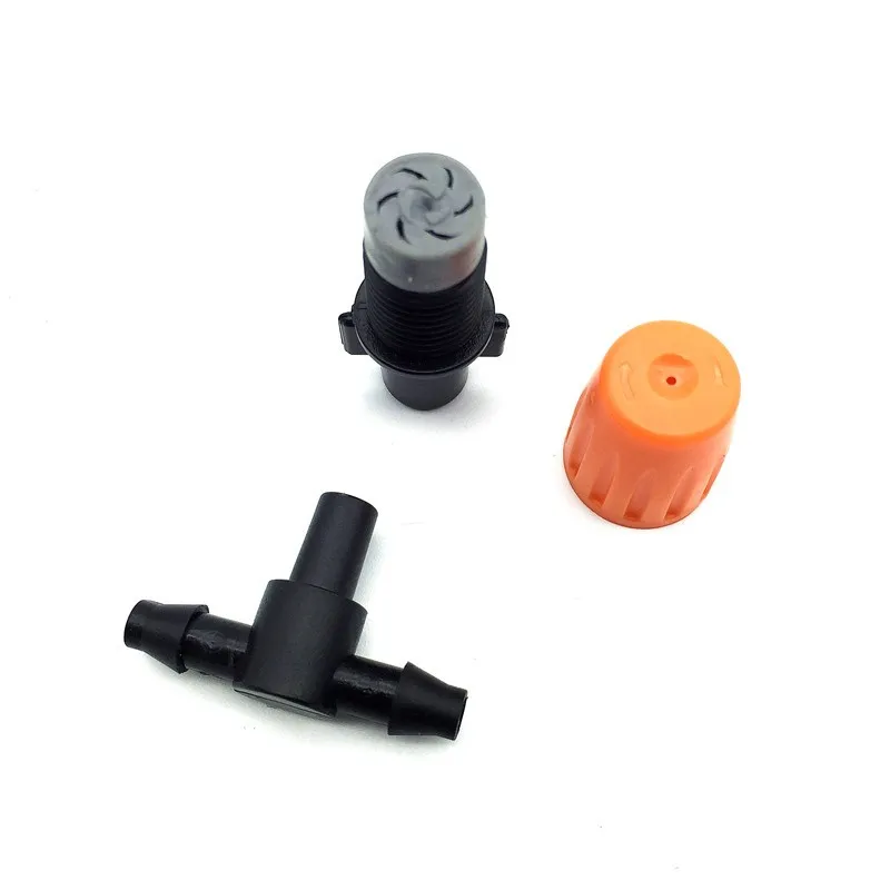 10 pcs Impianto di Irrigazione Del Prato Terreni Agricoli Irrigazione Dripper Spruzzatore Sprinkler 4/7 millimetri tubo connectionFlowers