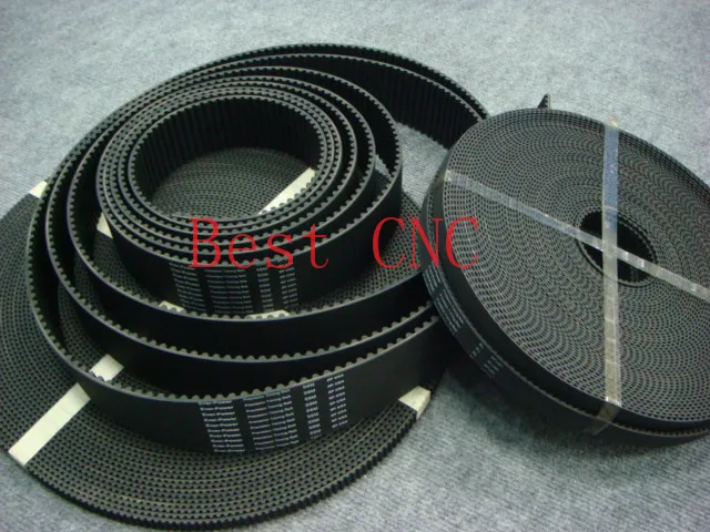 HTD 5M timing belt width 10mm 15mm Arc tooth pitch 5mm Synchronous rubber open ended pulley CNC 3D Engraving Machine HTD5M