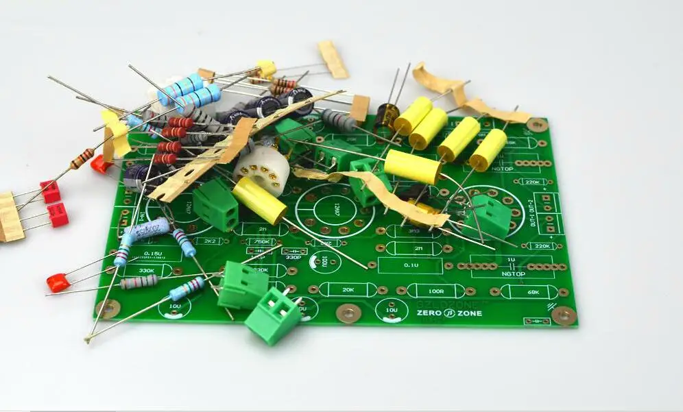

DIY E834 RIAA мм трубчатое Фонокорректор для сцены, набор для усилителя, основание на EAR834 цепи (без трубки), бесплатная доставка