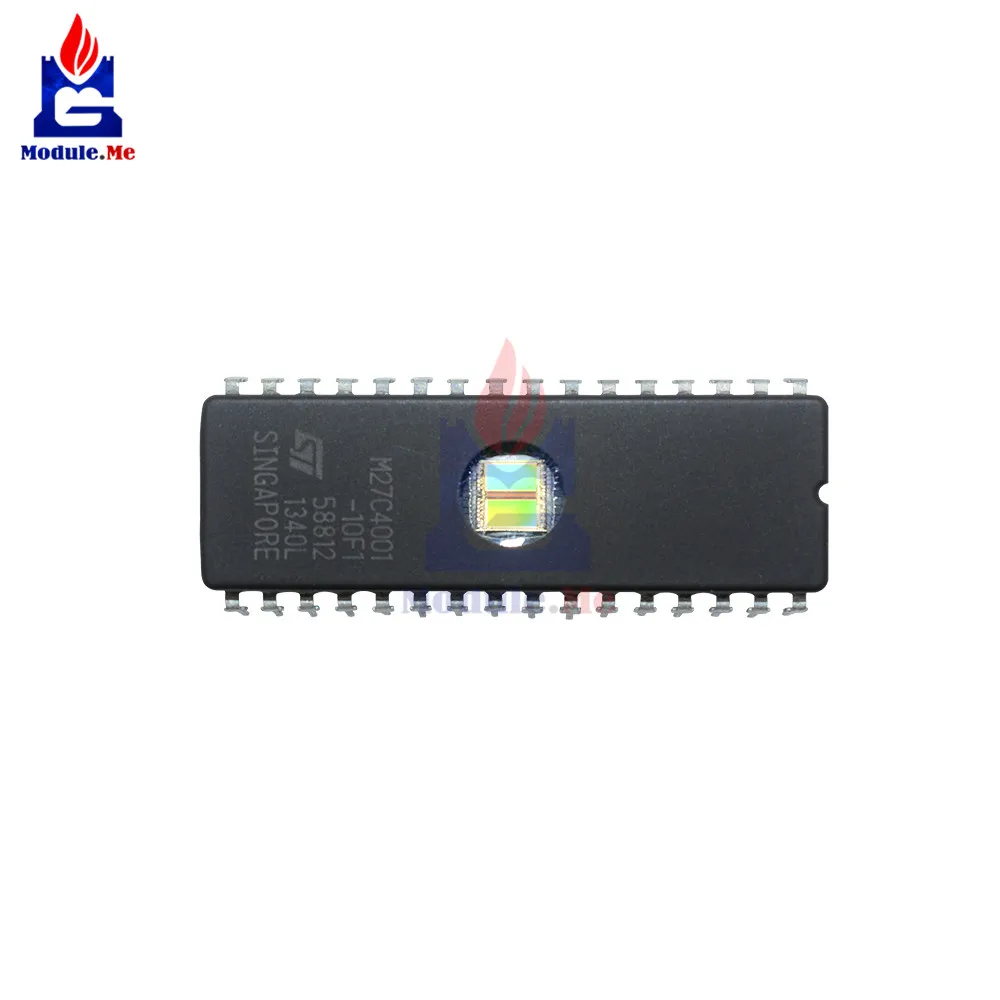 diymore 5PCS/Lot  IC Chips M27C4001-10F1 M27C4001 EPROM UV 2M Bit 32CDIP Original Integrated Circuit