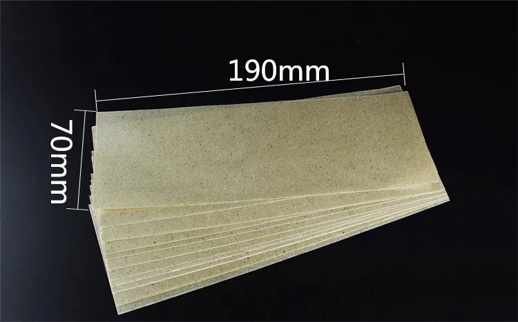 NOVFIX 5pcs High temperature resistant insulating mica mica paper for 858 858D+welding hot air gun heater insulation 10x25cm