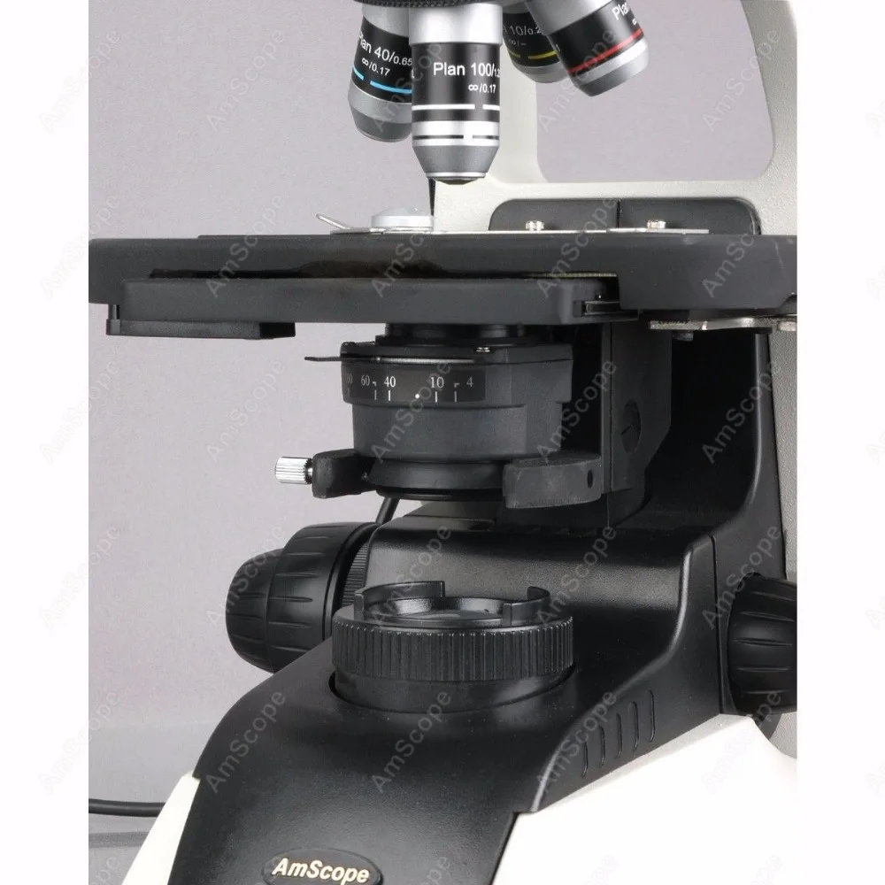 Infinity Plan Microscope--AmScope Supplies 40X-2500X Infinity Plan Trinocular Biological Microscope with 3MP Digital Camera