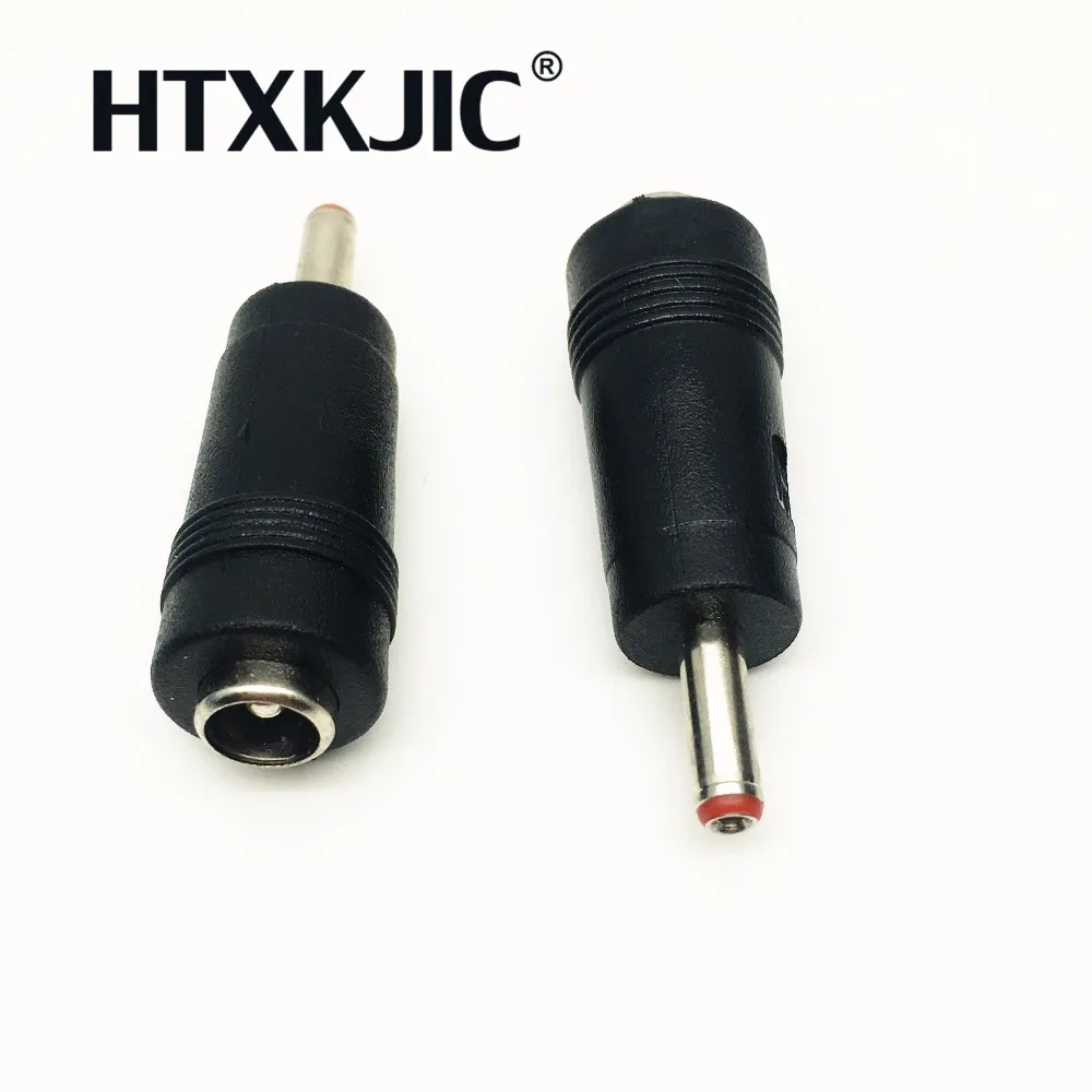 1 قطعة 5.5*2.1 ملليمتر أنثى جاك إلى 3.5*1.35 ملليمتر ذكر التوصيل الزاوية اليمنى/180 درجة تيار مستمر موصل الطاقة محول الكمبيوتر المحمول
