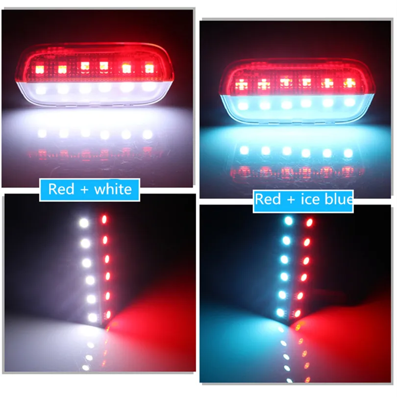 READXT 4Pcs 자동차 인테리어 도어 경고 Led 라이트 램프 Led 조명 vw Passat B6 B7 CC 골프 5 MK5 6 7 MK7 Eos Tiguan 3AD 947 411
