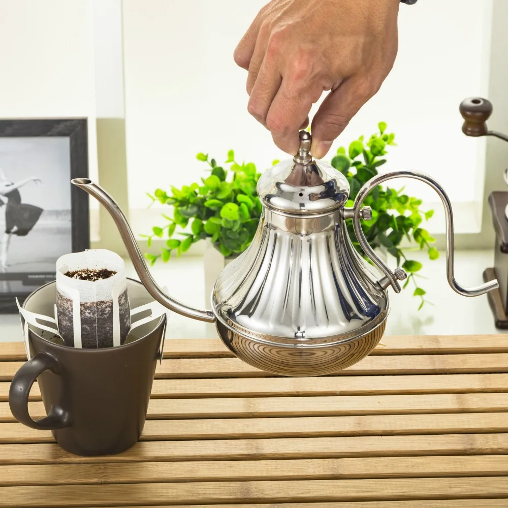 Stainless steel goosenech spout kettle/coffee drip kettle pot/stainless steel coffee pot with high quality and bottom price