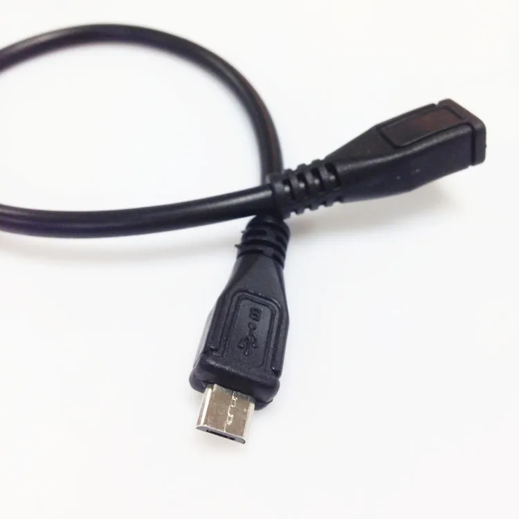 30 cm micro usb macho para macho e femea para femea cabo de extensao preto mini micro usb cabo conversor usb adaptador