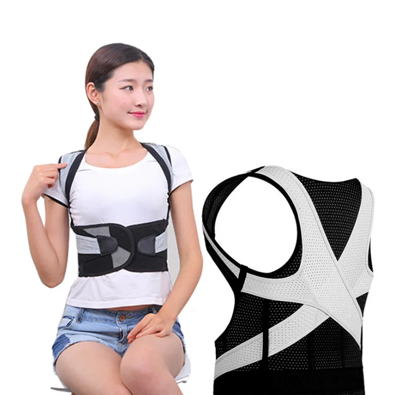 

Unisex Back Posture Corrector Brace Back Shoulder Support Belt Posture Correction Belt for Men Women Belt