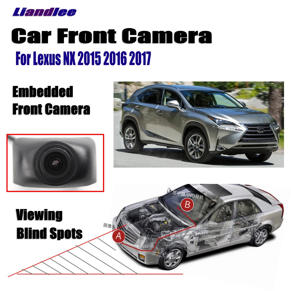 

Car Front View Camera For Lexus NX 2015 2016 2017 Not Rear View Backup Parking CAM HD CCD Night Vision