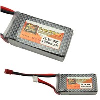 ZOP Power LiPo Battery 11.1V 1500Mah 3S 40C MAX 60C T Plug For RC Car Airplane Helicopter Part Dropship Wholesale