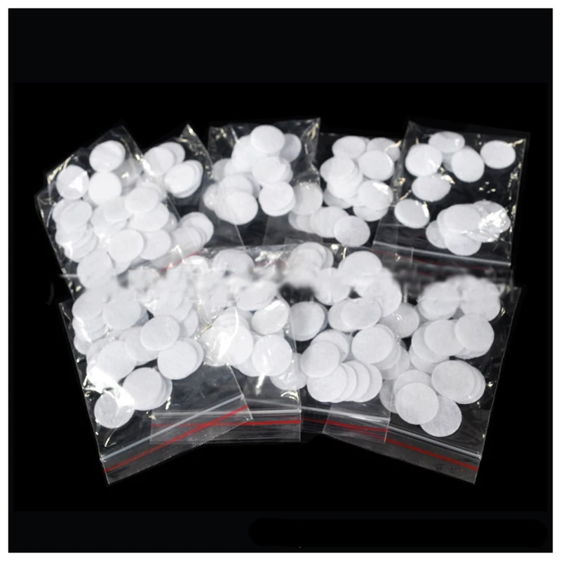 50pcs/pack 16mm Round Cotton Filters for Microdermabrasion Facial Care Tool and Blackhead Removal Device