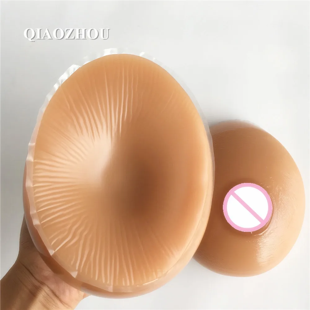 

1800g f cup fake silicone breast top quality implants for sexy transgender underwear breasts form