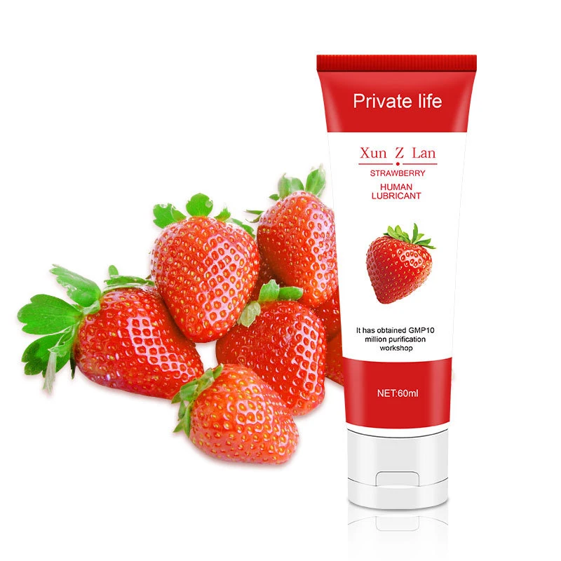 Fruit Flavor Lubricant for Anal Sex Oral Sex Massage oil Strawberry/ Cherry/Peach Lubricating oil Water Based Lube Easy To Clean