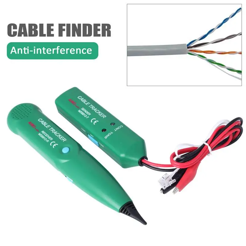 Wire Tracker Wire Tester Analysis Instrument AIM Anti-interference Line Finder Network Cable Telephone Wire Testing Tool