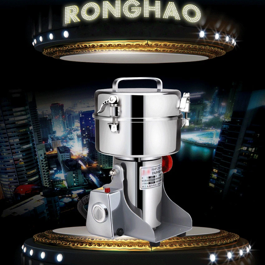 2000G Grain Spices Herb Grinder Electric Coffee Grinder Machine Multifunction Herbs Grinder Dry Food Grinder Mixer 4000W