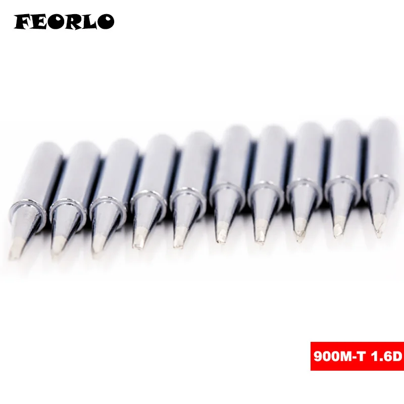 Soldering Tip 900M-T-0.8D,1.2D,1.6D,2.4D,3.2D Soldering Iron Solder TipสำหรับHakko 936 Soldering Rework Station 900M