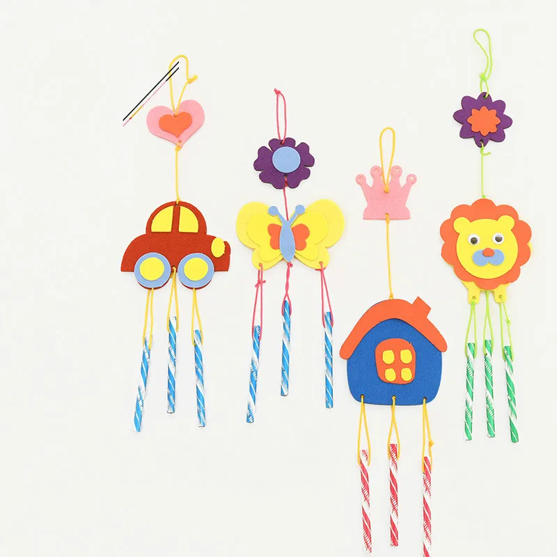 

1PCS New baby Arts & Crafts, DIY toys Handmade Wind Chimes Wall Hanging Craft Gift Craft Toys for Wall Hanging Car Home Decor
