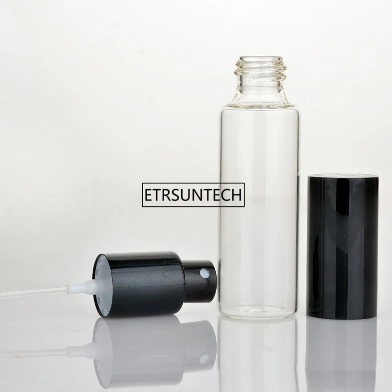 100 個ガラス詰め替えボトル 30 ミリリットルスプレー香水ボトル空の化粧品容器スプレーメイクアップアクセサリー F3054