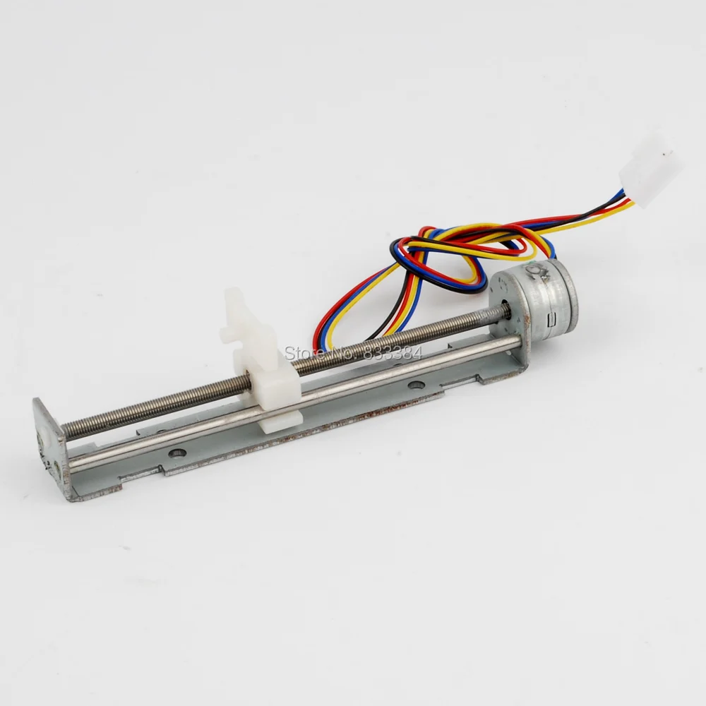 2pcs Dc 4-9v 500mA 2 Phase 4 Wire Drive Stepper Motor Screw with Nut Slider Step Angle 18 degree