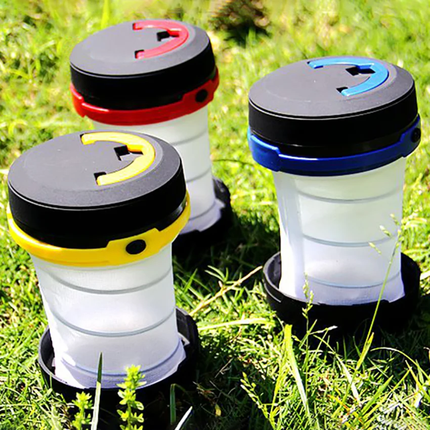 Portable Lantern Multifunction Retractable Outdoor Camping Lights Emergency Lamp Torch Light LED Flashlight Mini Tent Light NEW