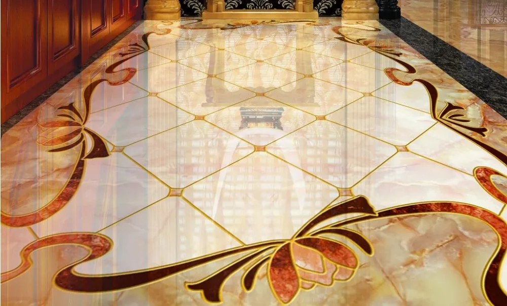 custom 3d floor Simple carpet parquet 3d window wallpaper photo mural wallpaper 3d floor murals living room wall wallpaper