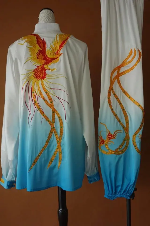 Taichi Taiji Martial Arts Competition Uniform Embroidered Kungfu Taolu Tailor Made CCWUSHU Clothing for Competitors