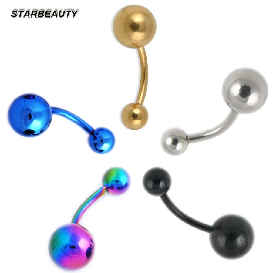 Selected 1pc Barbell Navel Piercing De Umbigo Sexy Belly Button Rings Industrial Belly Piercing Nombril Pircing Ombligo Jewelry