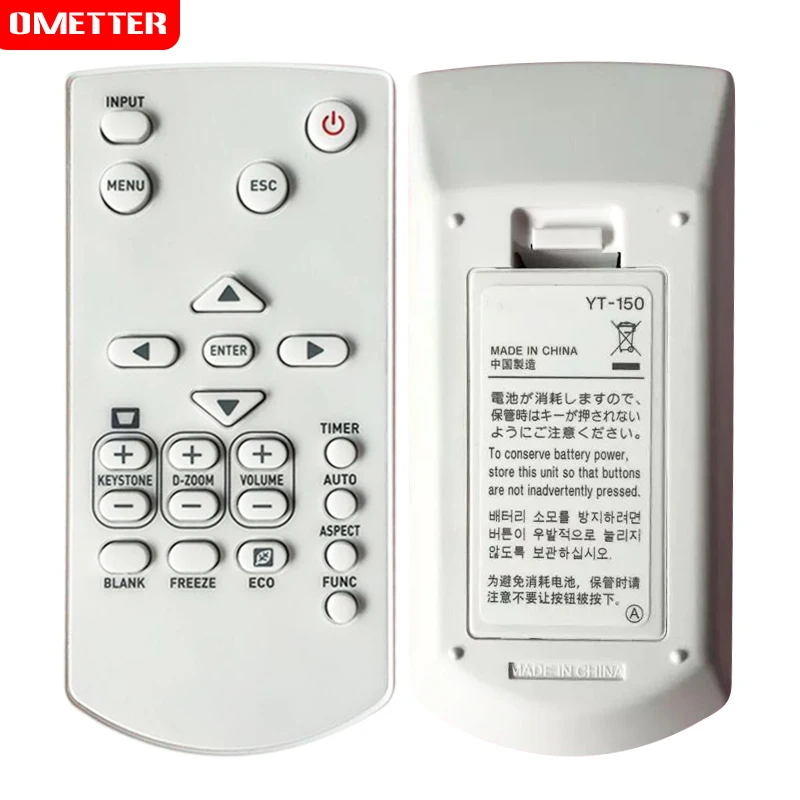 

yt-150 use for CASIO XJ-V1 a distance remote control use for projector A distancia original del proyector control remoto