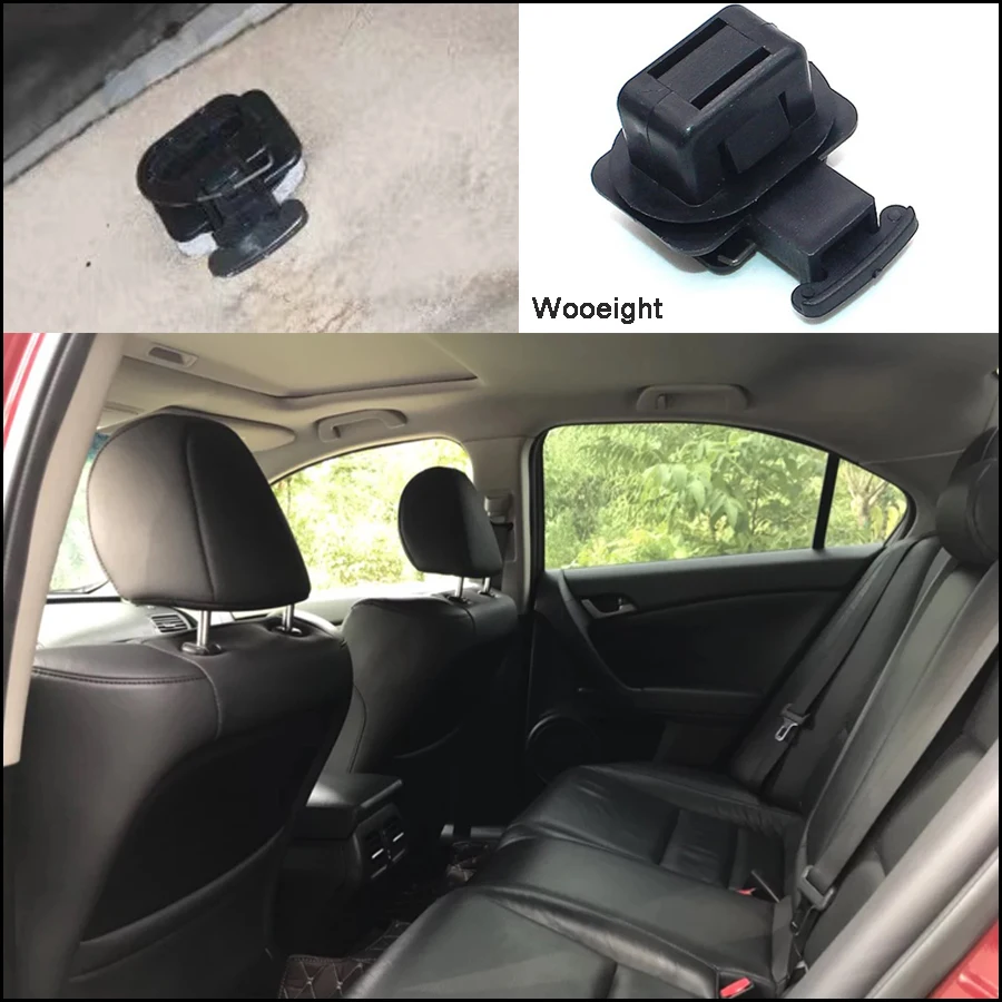 Wooeight 2X Rear Seat Car Rear Cushion Pad Clips For Acura TSX TL TSX 2009 Honda Insight Accord Crosstour Spirior 82137-SDA-003