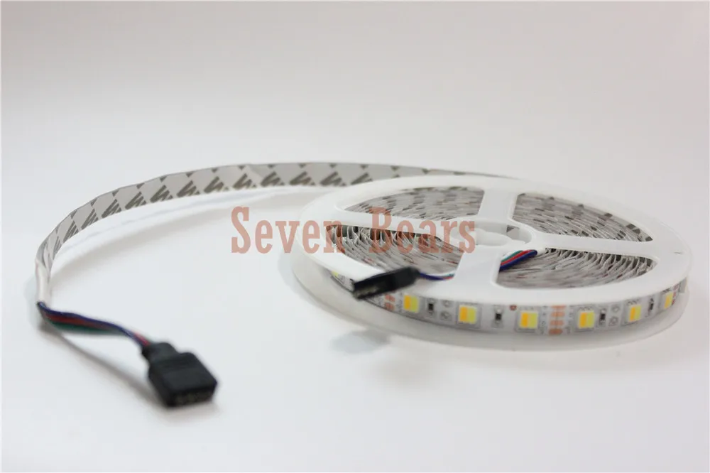 5mX Promotion high quality 5050SMD LED strip color temperature adjustable double color CW + WW 60LED/m led strip free shipping