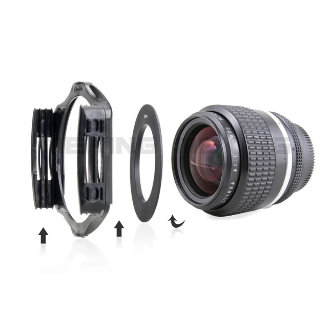 Selens 카메라 필터 사각 필터 Cokin P 시리즈 용 72mm 어댑터 링 홀더