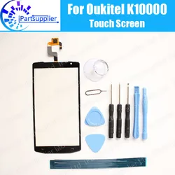 OUKITEL K10000 Touch Screen Panel 100% Guarantee New Original Glass Panel Touch Screen Glass For OUKITEL K10000+tool+Adhesive