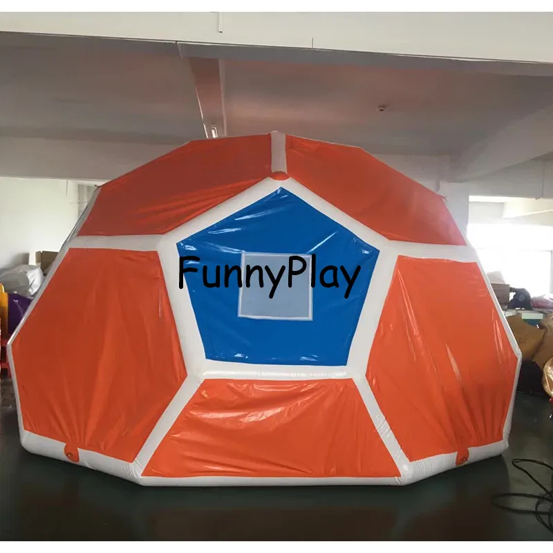 inflatable party tent lawn bubble tent soccer football tent PVC good show giant clear dome holiday house