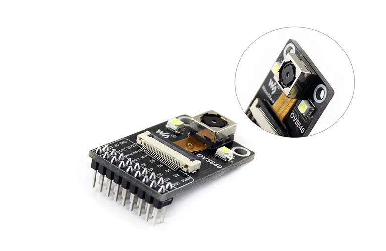 

OV5640 Camera Board (C),Camera Module Based on OV5640 Image Sensor,5 Megapixel (2592x1944), Auto Focusing with Onboard Flash LED