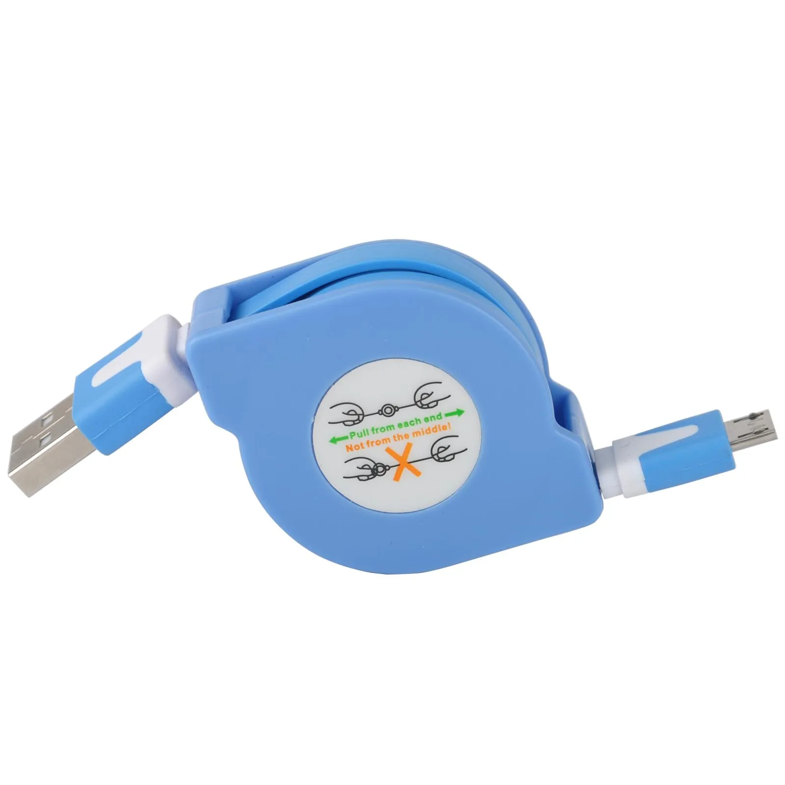 Retractable Micro USB Data Sync Charger Cable Cord Lead For Android Samsung HTC new