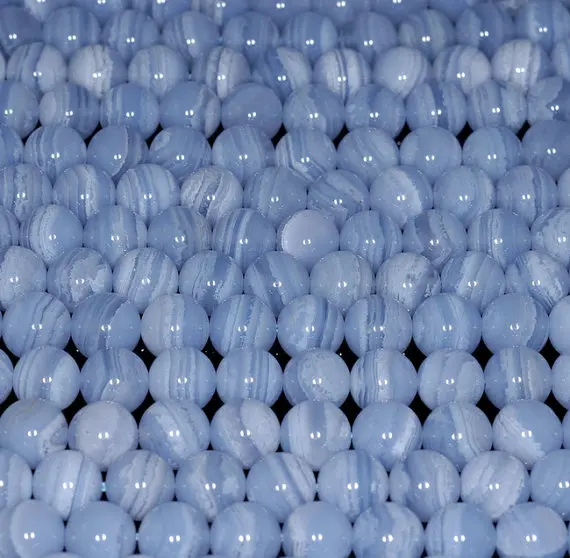 100% Natural Blue Chalcedony beads,Natural Blue Lace Agate Stone Loose beads Supplies 6mm 8mm 10mm 12mm 1strand