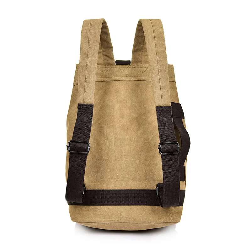 Manjianghong Leisure Canvas Backpack Large Gentleman Backpack Bag Man Fashion Casual Travel Bags High Quality Drop shipping Bags