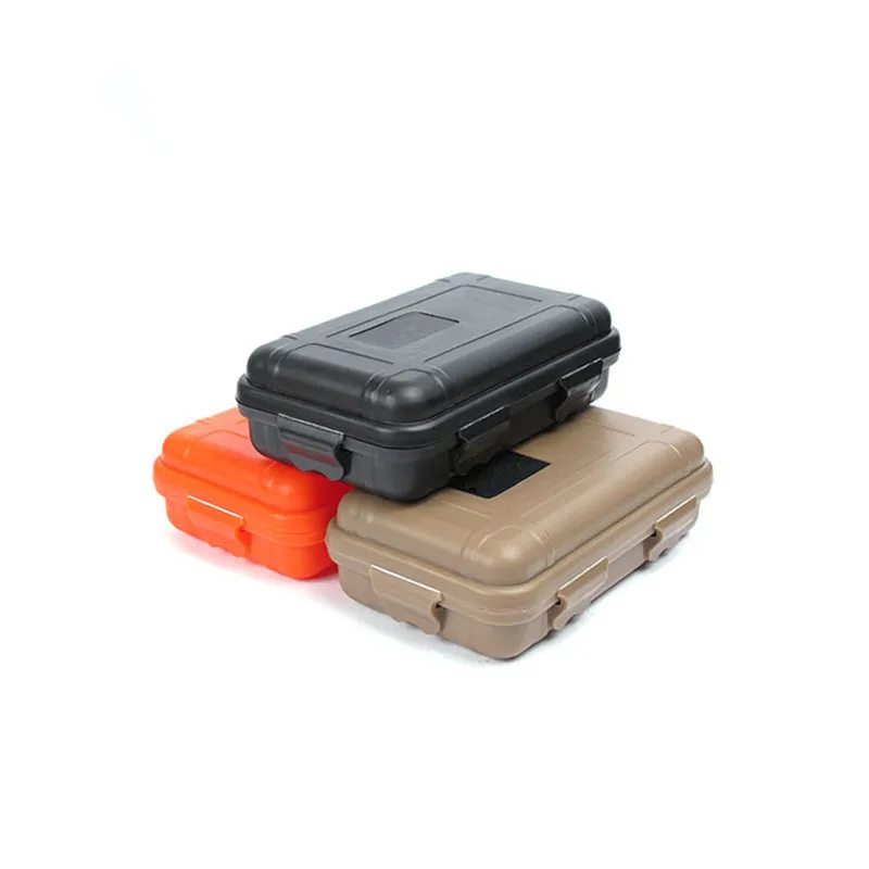 13.5x8x4cm Outdoor Shockproof Waterproof Boxes Survival Airtight Case Holder Storage Matches Small Tools EDC Sealed Container