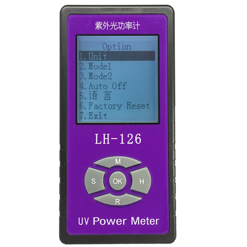 UV power Meter detector Barrier rate tester Solar Films UV Light transmittance test, Chinese and English interface option