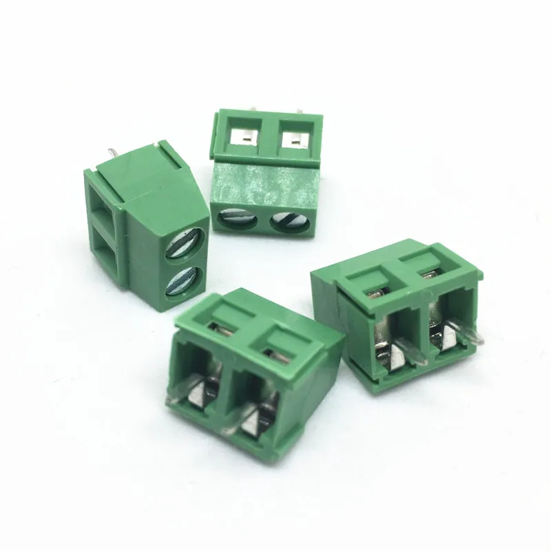 50PCS PCB Screw Terminal Block Connector KF127-5.0-2P KF127-2P pitch: 5.0MM 2Pin Straight Pin PCB Screw Block 26-14A WG