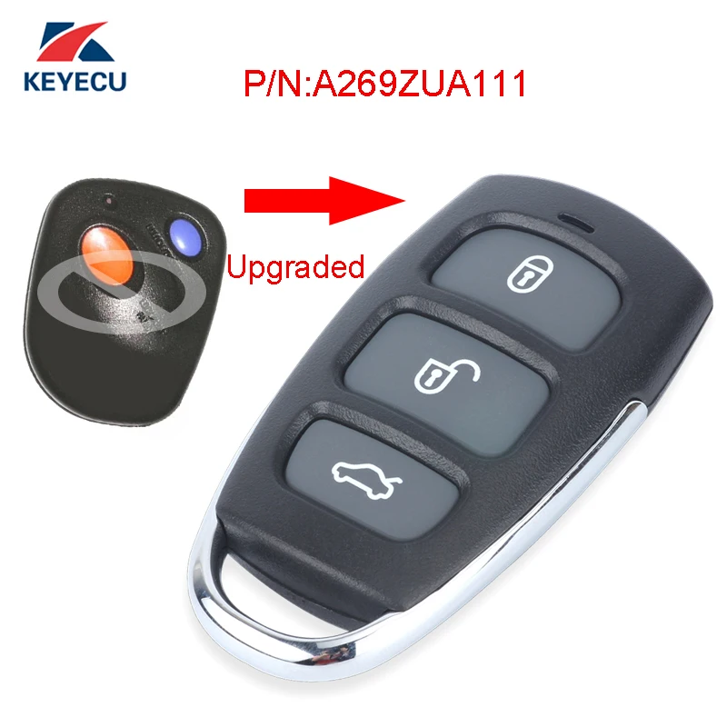 

KEYECU Replacement Upgraded Remote Car Key Fob for Subaru Baja Forester Impreza Legacy Outback P/N: A269ZUA111