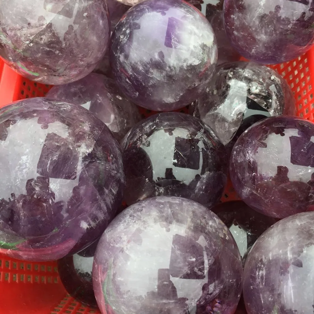 100% natural Madagascar Natural amethyst quartz Crystal polished Sphere Ball Healing crystal gemstone home decoration