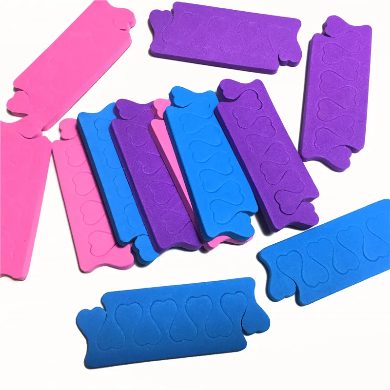 

80Pair/Set ail Art Soft Foam Finger Toe Separator Salon 80 Pair=160 Pcs Feet Care Manicure Pedicure Pink Professional