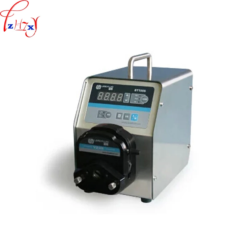 

110v / 220v Led digital display low flow Precise variable speed peristaltic pump for water pumps fluid BT100S-ZY15 1pc