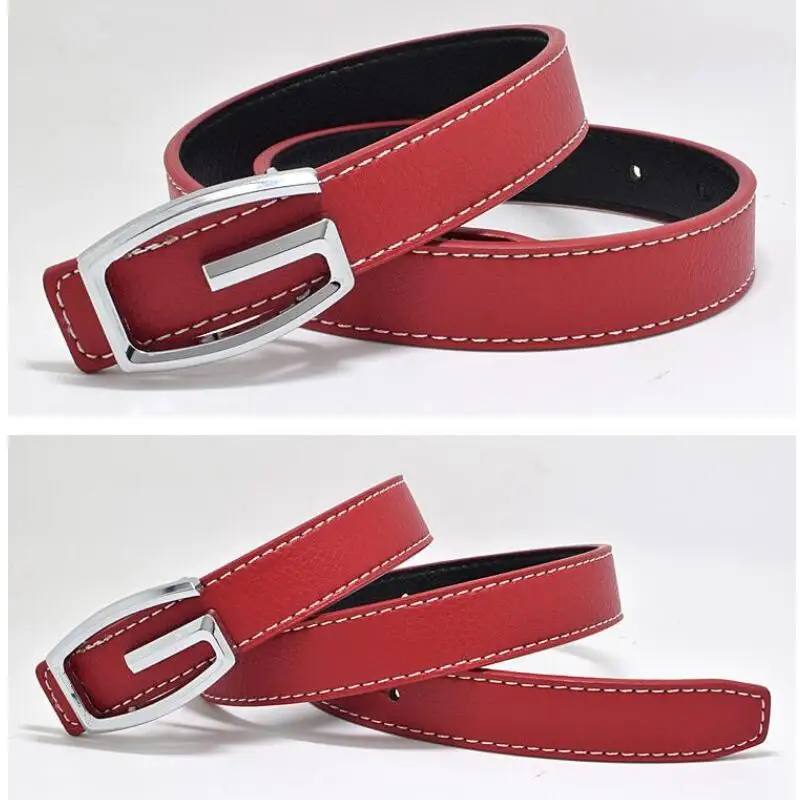 Designer Belts for Women High Quality Fashion Leisure Children's Belt Boys And Girls Cowboy Belts Jeans smooth buckle Waist Belt