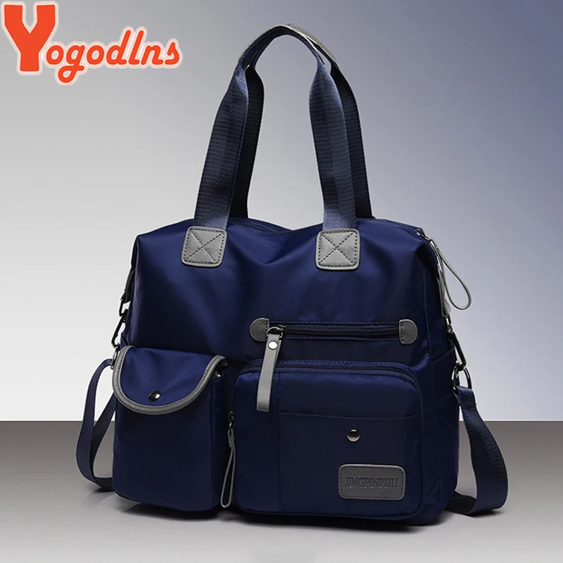 Yogodlns New Arrival Nylon Women Messenger Bags Casual Large Capacity Ladies Handbag Female Crossbody Shoulder Bags Waterproof