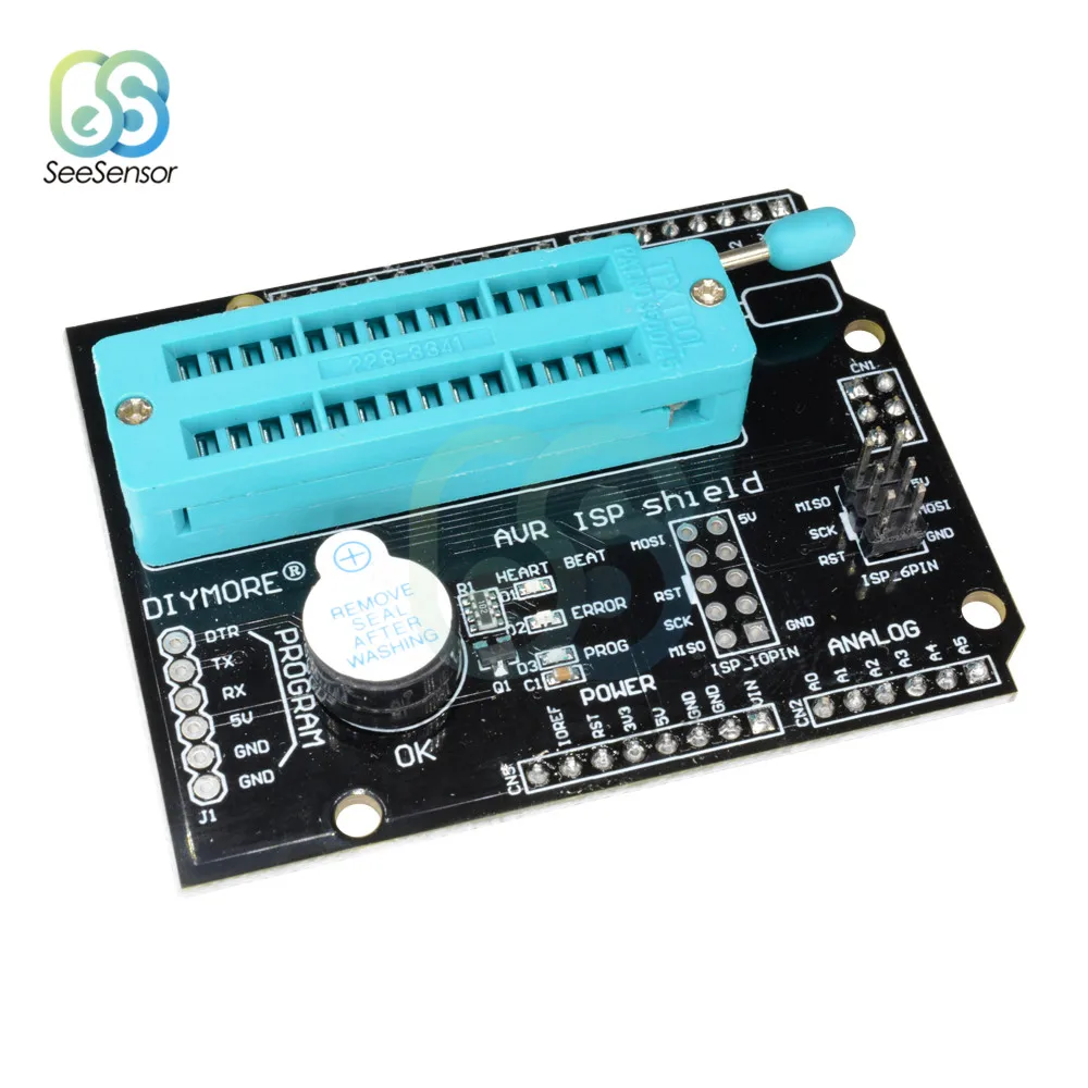 AVR ISP Programmable Expansion Shield Board Module For Arduino Mini Module Bootloader Burner